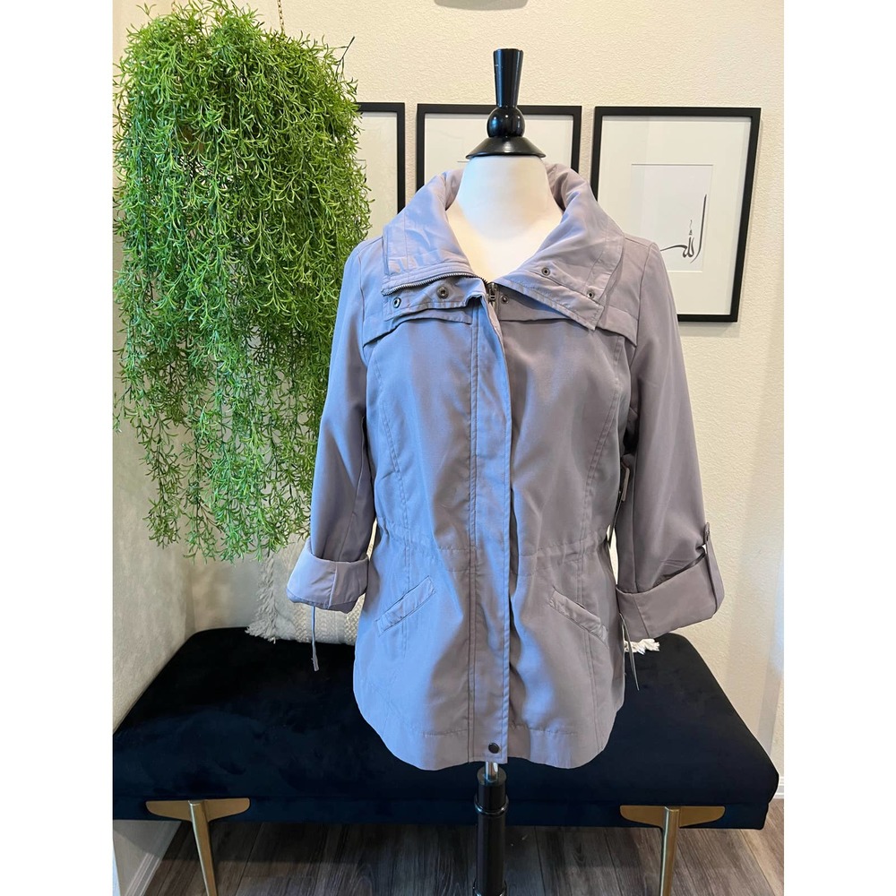 NWT Gray Mo-Ka Rain Jacket